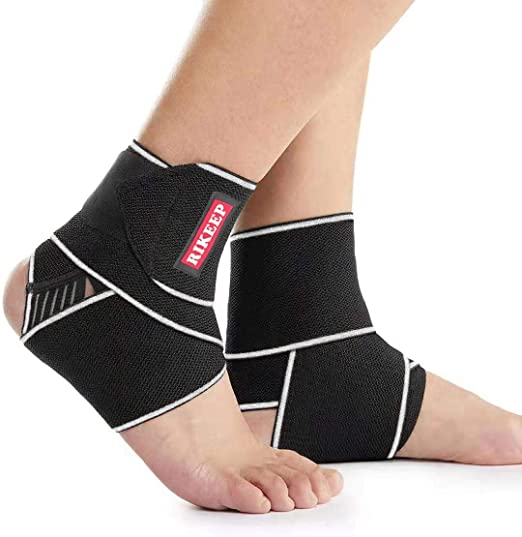 top-rated ankle brace for hiking, featuring a rugged design and adjustable straps for optimal ankle support on uneven terrains