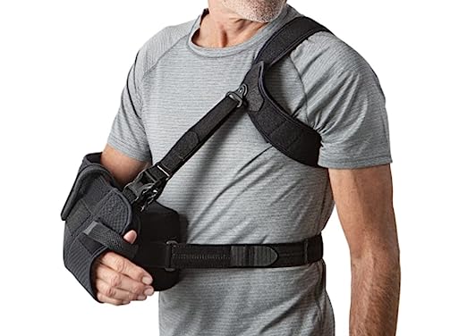 Premium Donjoy Shoulder Brace featuring advanced compression technology and breathable fabric, ideal for shoulder injury recovery