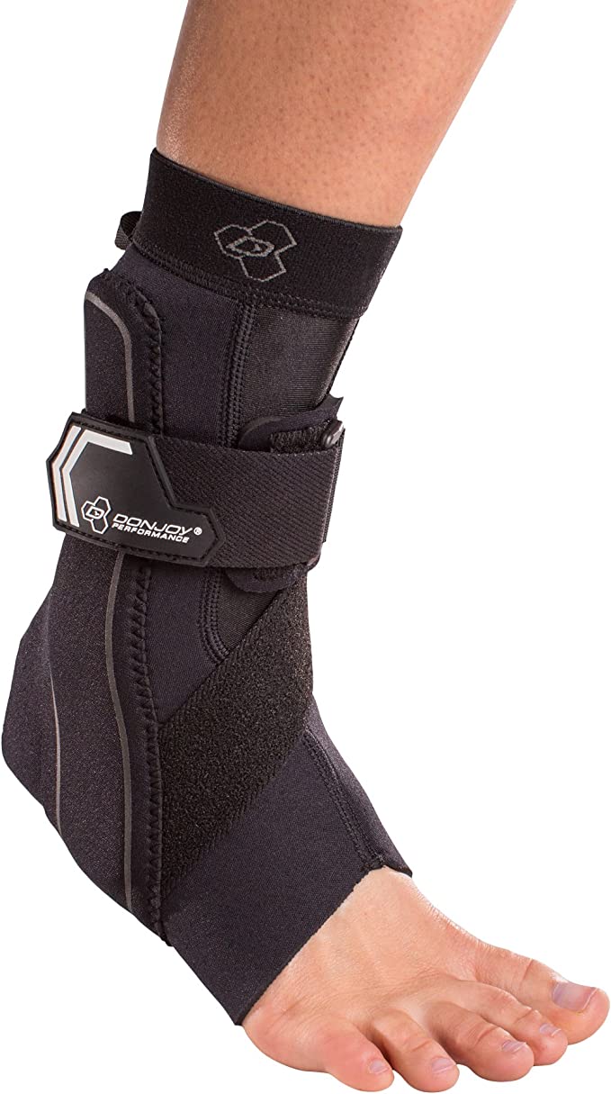 Premium Donjoy Ankle Brace designed to provide maximum stability and protection for athletes and active individuals in 2023