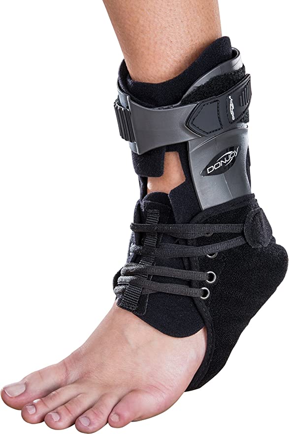 Top-rated Donjoy Ankle Brace with adjustable straps and breathable fabric for superior support and comfort in 2023