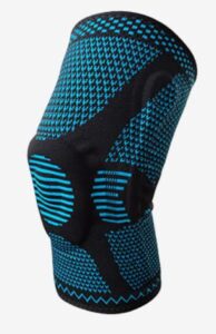 elastic spring loaded knee brace for all sports