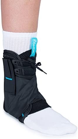 he best figure 8 ankle brace with an open-heel design, allowing for a full range of motion while still providing excellent ankle support and compression