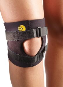  Corflex knee immobilizer, offering rigid support to limit knee movement, often recommended after certain types of injuries or surgeries