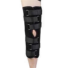 knee brace for immobilization - surgery and recovery