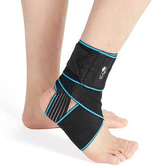 Durable soccer ankle brace with reinforced construction, providing reliable ankle support and reducing the risk of sprains or twists during soccer matches in 2023