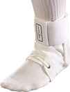 premium volleyball ankle brace designed with reinforced side panels and a figure-eight strapping system for exceptional ankle protection and injury prevention