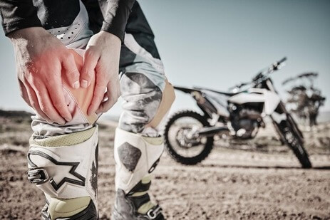 Frequent Knee in Motocross and dirt Riding